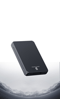 Lecteur de cartes externe 10G noir USB 3.1 TF/SD Type-A vers Type-C 0,3m + Type-C vers Type-C 0,3m