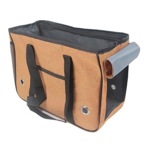 Sac de transport souple pour animaux de compagnie, sac de voyage portable 12 Jin pour chiens et chats, couleur unie, design carré - Product Image 5