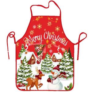 Grembiule Natalizio Divertente Regolabile per Cucina, Grembiuli Natalizi per Adulti con Babbo <span class=keywords><strong>Natale</strong></span> e Pupazzo <span class=keywords><strong>di</strong></span> Neve per <span class=keywords><strong>Cena</strong></span> <span class=keywords><strong>di</strong></span> <span class=keywords><strong>Natale</strong></span> - Product Image 1