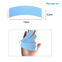 Ruban adhésif double face imperméable pour perruques, maintien puissant pour toupets et extensions capillaires