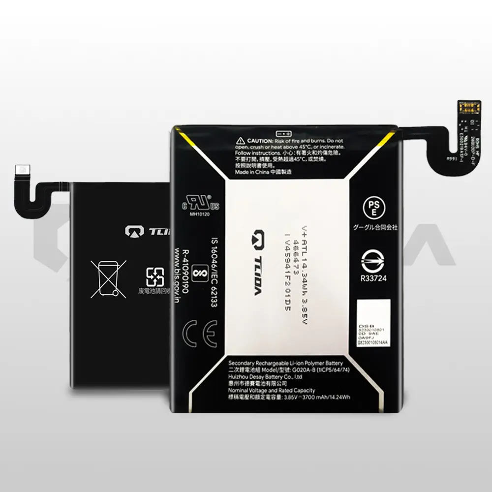 TLIDA OEM baterai pengganti ponsel G020A-B 3.85V 3700mAh kualitas bagus untuk baterai Google Pixel 3A XL