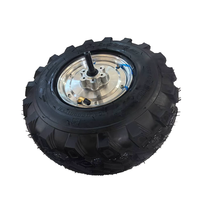 Moteur de roue de chariot à main à faible vitesse, à couple élevé, sans balais, 14 pouces, 48V, 200nm300kg, avec moyeu de roue tout-terrain, étanche IP54, 1200W