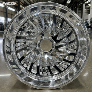 NJQS Jantlar 24x14 Krom Jant Tek Jant 24x14 Dövme 24x12 Dövme Yüksek Parlaklıkta Alüminyum Alaşım - Product Image 1