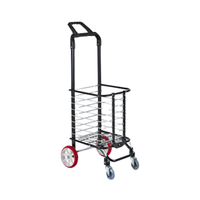 Chine Vente en gros Aluminium Pliable Mart Shopping Légumes Chariot Mobile Pliant Shopping Main Chariots pour Personnes Âgées