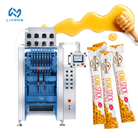 Machine d'emballage de liquides alimentaires entièrement automatique multi-voies (4/6/8/10/12 voies) pour sachets de miel de 10g