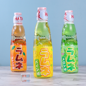Bebidas Exóticas Japonesas, 200 ml, Hata Soda <span class=keywords><strong>Ramunes</strong></span>, Agua Carbonatada con Sabor a Frutas en Botella de Vidrio, Colorida, Lista para Beber, Certificada por HACCP - Product Image 4