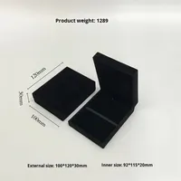 Boîte de présentation en velours pour collection de médailles, boîte de rangement pour médailles, vente en gros personnalisée