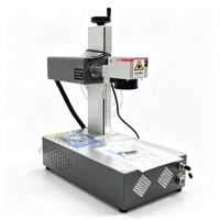 Máquina de Marcado Láser de CO2 RF de 30W 60W, Portátil, con Gabinete Dividido, Láser de CO2 3D para Grabado y Marcado de Metal, Tarjetas de Crédito y Madera