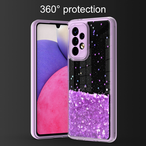 Lujosa funda anticaída para teléfono móvil, carcasa de TPU de Color con capa de purpurina epoxi para <span class=keywords><strong>Motorola</strong></span> G42 G52 G82 5G - Product Image 6