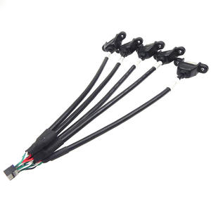 Kabel Kustom RJ45 Female ke JST SMR-02V-B 2-pin Jst Sm Female Connector 22awg Perakitan Kabel untuk Sinyal Ground Trigger - Product Image 2