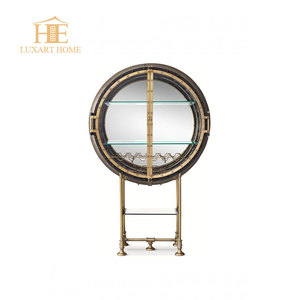 Nouveau design : Meuble à vin de luxe pour salon, meuble de bar d'angle, vitrine en verre, décoration intérieure - Product Image 2