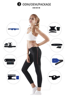 Attelle de genou gonflable à compression avec pack de gel chaud/froid pour soulager les douleurs au genou
