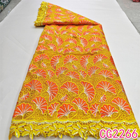 Tissu en dentelle à sequins de haute qualité, tissu en dentelle guipure brodée, tissu en dentelle guipure à cordon pour robe de mariée