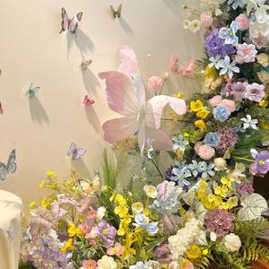 Fleur artificielle personnalisée haut de gamme, série Monet, décoration entièrement faite à la main, pour cérémonie de mariage, décoration de la maison, arrangement floral - Product Image 2