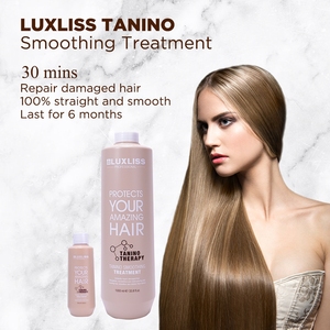 Perawatan Rambut LUXLISS Professional Terbaik untuk Rambut Rusak, Pelurusan Permanen Amino, Menutrisi Mendalam, Menghaluskan Rambut Kusut, Perawatan Rambut Tanino - Product Image 6