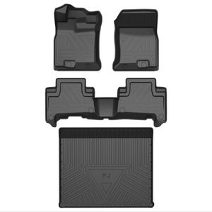 حصائر سيارة متينة ثلاثية الأبعاد مصبوبة مقاومة للماء وسهلة التنظيف لتويوتا FJ وsuv-من تويوتا - Product Image 1