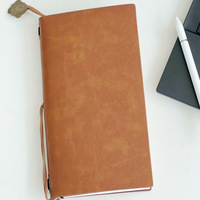 Carnet de notes vintage en cuir, carnet de comptes portable, carnet en papier kraft, livre de vœux de mariage personnalisable, vente en gros