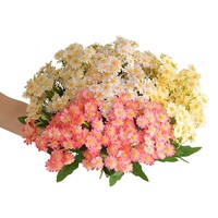Bouquet de Camomille Artificielle Mini Arrangement de Fleurs Artificielles en Soie pour Décoration de Salon Maison Marguerites Fleurs Artificielles