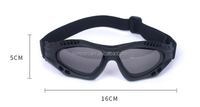 Lunettes de soleil de cyclisme, vente en gros, lunettes de tir en plein air noires, lunettes de sécurité tactiques de combat pour hommes