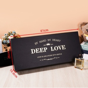 Hot Selling Square-shaped Cardboard for Festival <b>Gift</b> Boxes with Plastic Film for Mother's Day and Valentine's Day Flower <b>Box</b> - Product Image 3