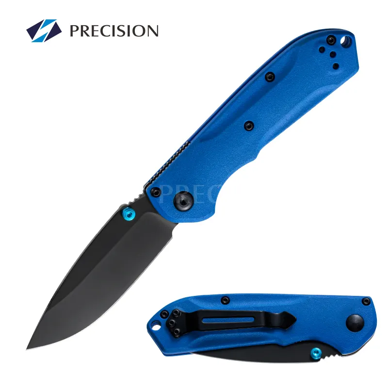 Chính xác 4 inch nhựa xử lý 440C thép nhỏ EDC Messer săn bắn ngoài trời Túi dao bán buôn