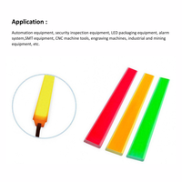 Barre lumineuse d'avertissement Doingwin 3 couleurs IP65, lampe indicatrice décorative rouge jaune vert pour machines-outils, sans buzzer