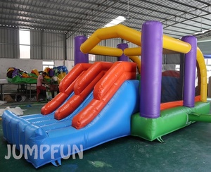 Mejor fábrica El mejor descuento <span class=keywords><strong>2021</strong></span> carrera de obstáculos de rebote barata 6x3x2,5 m Castillo de salto para niños gran <span class=keywords><strong>venta</strong></span> de fábrica - Product Image 1