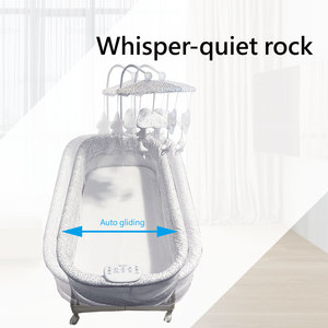 Venta Directa de Fábrica, Columpio para Bebé Transpirable con Deslizamiento Automático, Cuna Moderna Multifuncional con Deslizamiento Automático, Cuna Eléctrica - Product Image 2