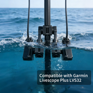 Support de sonar VINmounts double compatible LVS32, écologique, renforcé, rotatif à 360°, pour transducteur en temps réel, multi-poissons - Product Image 5