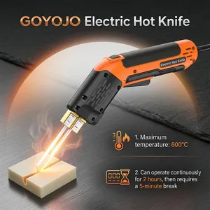 Cortador de espuma eléctrico GOYOJO BNDRD-01 para cortar y ranurar poliestireno, herramienta de calentamiento manual. - Product Image 2