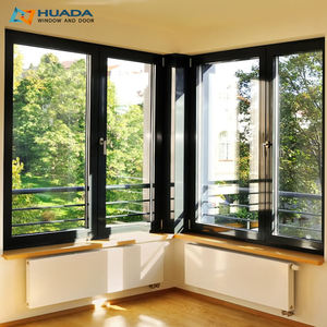 نوافذ مقاومة للأعاصير في فلوريدا، موفرة للطاقة، زجاج مزدوج، عازلة للحرارة، نوافذ ألمنيوم قابلة للطي والدوران - Product Image 5