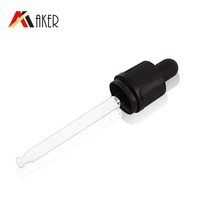 Bouchon compte-gouttes en plastique PP anti-fuite de 18 mm pour bouteilles de liquides industriels vides
