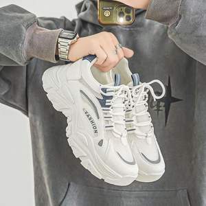 Zapatillas Deportivas Transpirables de Alta Gama, Cómodas, Antideslizantes, Antiolor, Ligeras, de Malla y Cuero Genuino con Cordones - Product Image 4