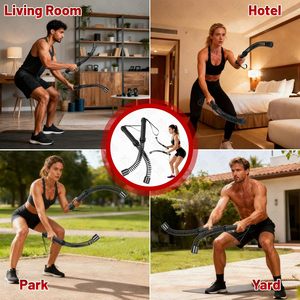 Cuerdas de Batalla Portátiles para Fitness en Casa y Viajes, Cuerda de Combate Inalámbrica con Resorte de Acero para Uso en Gimnasio - Product Image 6
