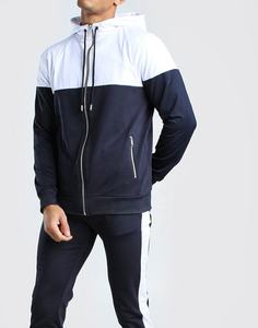 ชุดวอร์มทรงสลิมฟิตสำหรับผู้ชายชุดวอร์ม2ชิ้นชุดวอร์มเข้ารูปดีไซน์ใหม่ล่าสุดสำหรับใส่ออกกำลังกาย - Product Image 3