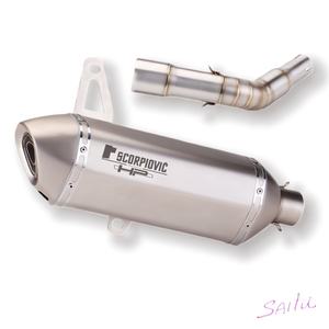 Embout d'échappement en acier inoxydable véritable pour Vespa GTS 300 <span class=keywords><strong>Sprint</strong></span> Primavera 150, résistant aux hautes températures - Product Image 5