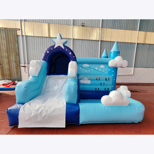 Location de château gonflable <span class=keywords><strong>pour</strong></span> fête d'<span class=keywords><strong>anniversaire</strong></span>, maison gonflable, trampoline gonflable en forme d'étoile, château bleu <span class=keywords><strong>pour</strong></span> enfants - Product Image 1