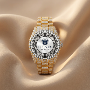 Montre de luxe en acier inoxydable sertie de moissanite pour hommes avec diamants de haute qualité - Product Image 2