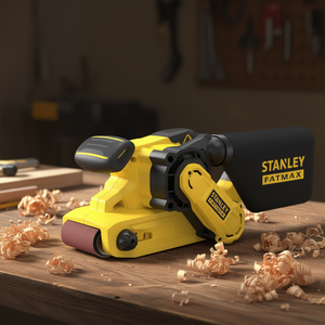 Lijadora de Banda Stanley Fatmax de 3 x 18 Pulgadas con Velocidad Variable para Lijar Madera - Product Image 3