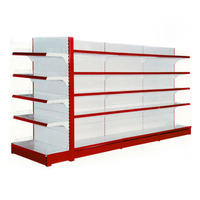 Aangepaste Supermarkt Fruit/Produceren Display Plank/Planken Met Spiegel Top