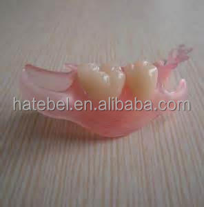Materiale di Base per protesi con striature di sangue morbido rosa in resina dentale Valplast acrilico flessibile - Product Image 5