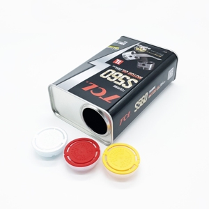 Lata Rectangular Vacía de 1L para Lubricante, de Hojalata, con Tapa de Plástico, Impresión Offset, Logotipo Personalizado - Product Image 3