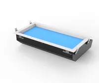 Lampe artificielle d'intérieur à lumière du soleil, fenêtre encastrée, ciel bleu, faux LED, plafond, panneau de lucarne virtuelle