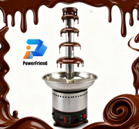 Nouvelle Fontaine à Chocolat Commerciale Améliorée à 3-5 Niveaux pour Buffet et Présentation de Pâtisseries, avec Robinet de Liquide Haute Performance
