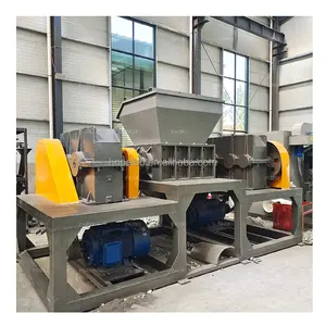 Shred Industrial Packaging Tires Scraps Radiators Shredder Crusher Recycling Machinery Provided Aluminum 45 Electronic Waste