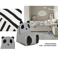 Funda para silla de panda con forma de Animal, sofá para niños