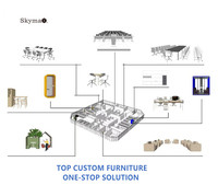 Skymax meubles chaise longue approvisionnement en gros Accent fauteuil tissu rond canapé chaise avec pieds en aluminium Eamessss chaise salon