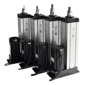 Cylindre d'actionneur linéaire électrique avec servomoteur pour <span class=keywords><strong>simulateur</strong></span> de <span class=keywords><strong>camion</strong></span> à plate-forme de mouvement de course à 4 axes - Product Image 1