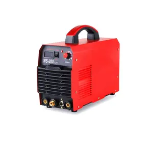 IGBT Inverter Tig Machine à souder Tig MMA Machine à souder DC MOTOR WS 200 Offre Spéciale d'usine 220V 6.3KVA fourni Souer Inverter