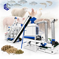 Machine à granulés d'aliments pour animaux de grande capacité, machine de fabrication d'aliments pour bétail et volailles